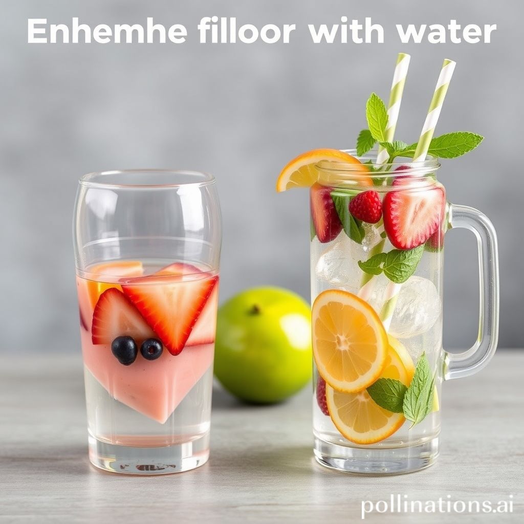 Enhancing the flavor with water
1. Using flavored water in smoothie recipes
2
